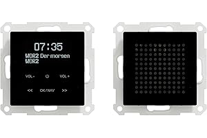 Schneider Electric Meg4375-0303 Radio Podtynkowe, Czarny, ‎15 x 7,8 x 5 cm; 333 g