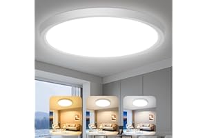 ‎ORAYMIN Oraymin Deckenlampe LED Deckenleuchte Flach Dimmbar, 24W Ultraslim Lampen SchlafzimmerLampe, LED Panel Deckenleuchte 30CM, 3000K|4000K|6500K DeckenLampe für Schlafzimmer/Küche/Flur/Bad/Balkon/Keller