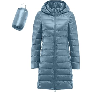 Doudoune Légère Femme Avec Capuche - Veste Matelassée Pliable, Mi-Saison Et Hiver (Grandes Tailles)