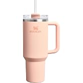 Stanley Quencher Pipetli Termos Bardak, Pastel Turuncu (Orange Cream), 1.18 Litre