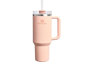 STANLEY 1913 Quencher H2.0 FlowState Mug Isotherme avec Paille 1.2L - Froid Pendant 11 Heures - Glacé Pendant 48 Heures - Thermos Lavable au Lave-Vaisselle - Gourde Inox Sans BPA - Orange Cream