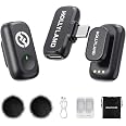 Hollyland LARK A1 Mini Wireless Microphone for iPhone 15/16 & Android, Pure Sound, Noise Cancellation, Magnetic Microphone fo