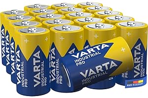 ‎VARTA VARTA Industrial Pro C LR14, Baterie alkaliczne, wyprodukowane w Niemczech, 20 sztuk