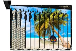 ‎CASHWALL Cashwall - Wandspardose für ganze Jahr - 365 Münzen - 2 Euro - Geld Sparen Challenge | Spardose Nicht zum öffnen - Auszahlung bei vollständiger Füllung | Zum Aufhängen - Für Erwachsene und Kinder