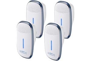 TMECTO ARCFOX Ultrasonic Pest Repellent - Electronic Pest Repeller Control Plug In for Insect Mice, Mouse, Bugs, Flea, Fly, Spiders, Mosquitoes, Roaches, Ants, 2023 NEW (4 Pack)+1