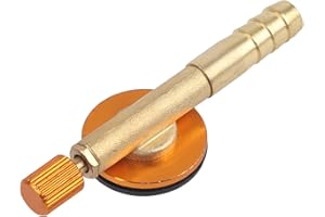 DILWE Switching Valve, Brass Gas Refill Adapter Safety Stove Switching Valve for Outdoor Camping(Red)