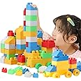 Humming Bird Toys 45 Piece Mega Building Blocks Set Large Size Construction Blocks for Kids Durable, Safe, and Educational Toy for Creative Play Big Building Blocks for Toddlers