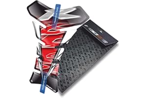 FOOQS Tankpad für Yamaha YZF R6 YzfR6 (Rot)
