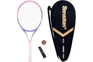 ‎SENSTON Senston Tennisschläger 19/23/25 One-Piece-Design Tennis Schläger mit Tennistasche,Overgrip,Vibrationsdämpfer