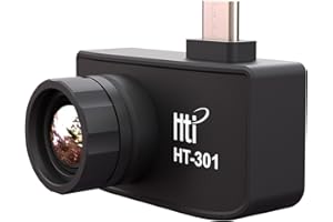 Hti-Xintai Nueva cámara de imágenes térmicas infrarrojas con resolución infrarroja 384 x 288 real más alta para Android Micro USB o USB-C Smartphone con 25 HZ