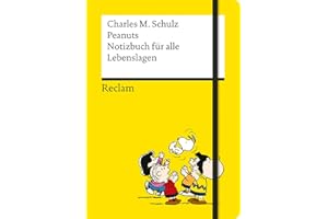 Peanuts. Notizbuch für alle Lebenslagen: Hochwertiges Notizbuch, A5, liniert, mit Fadenheftung, Lesebändchen und Verschlussgummi | Mit Comics von Snoopy & Co.