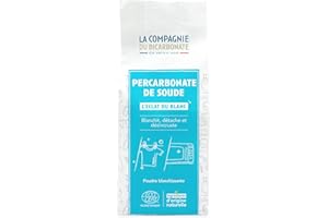 Percarbonate De Soude Ultra Pur - Sachet Kraft 2,5 kg - Blanchissant, Nettoyant, Détachant d'origine naturelle - Linge, Sanitaires - Écoresponsable, Sans Additifs- La Compagnie du Bicarbonate