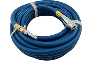 R&C COMPONENTS LTD 10M Air Hose & Fittings Heavy Duty 8mm Air Line with Male Adaptor & Female Coupling
