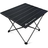 SHELTER Metal Compact Folding Camping Table With Carry ...