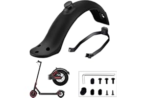 HAONAIMO Garde Boue Arrière pour Trottinette Electrique Xiaomi M365/M365 Pro/1S/Pro/Essential, Accessoire de Remplacement de Scooter électrique Xiaomi avec Support de Garde-Boue