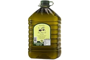 HYMOR Douzenis Huile d'olive Pomace | Récipient de 5 l | Huile de cuisson idéale en provenance de Grèce | Parfait pour rôtir et frire | Goût doux | Résistant à la chaleur