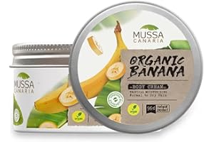 Mussa Canaria Crema Corporal Vegana con Extracto de Plátano de Canarias, Aceite de Almendra Dulce y Aceite de Coco - 250 ml