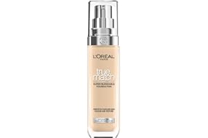L'Oréal Paris True Match trwały podkład do twarzy w płynie, pielęgnujący z kwasem hialuronowym, SPF 17, 2.N Vanilla, 30 ml