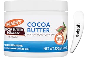 ZAIZAH Palmer's Nourishing Cocoa Butter Formula For Rough, Dry Skin - Silky Smooth Skin - Say Goodbye to Dryness 100g (With Cosmetic Spatula)