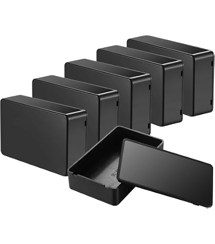 Set 8 Scatole Di Derivazione Elettrica In Acciaio Zincato - 10x5 Cm, Con 10 Fori 1/2'' E 6 Fori 3/4'', Colore Argento