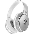 Klikk Rock On 101 Bluetooth Wireless Over Ear Headphones with Mic, 30 Hours Playback, Aux & Sd Card, Voice Assistant Support with Foldable & Rotatable Compact Design (Silver)