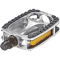 Prophete City/Trekking Fahrradpedale, Alu-Rahmen mit Gummiblock und Reflektoren, nach StVZO zugelassen, rutschfest
