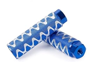 ETOFIXEE Universal Bike Pegs, Peg Vélo Antidérapant pour VTT, Bike Foot Pegs en Alliage D'aluminium Kids Adult, Pédale/peg BMX en Alliage D'aluminium, Antidérapant（2 Pièces）