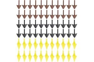 GOMAKERER 225 Pcs 3 Colors Plastic Bird Beaks, False Chick Mouth Inserts Chicken Doll Making Accessories Doll Supplies for Easter Party Doll Supplies