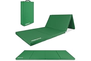 MSPORTS Tapis de gymnastique pliable de qualité supérieure - 190 x 80 x 5 cm - Tapis de gymnastique - Tapis de sport pour la maison, les enfants, les adultes