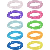 GAROMIA Braccialetti decorativi in silicone per bambini, per feste di compleanno per bambini, accessori per costume ecc