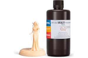 ELEGOO ABS-Like 3.0 Pro Resina Beige 1000g, Resina Impresora 3d mejorada para una Mayor Resistencia al Calor y a los Arañazos, Compatible con la Mayoría de Impresora 3D