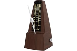 Mechanical Metronome for Piano Guitar Violin Drums High Sound High Accuracy No Batteries Needed -CANTUS (Wood)