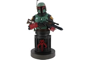 CABLEGUYS Cable Guys - Star Wars Boba Fett The Mandalorian Gaming Accessories Holder & Phone Holder for Most Controller (Xbox, Play Station, Nintendo Switch) & Phone