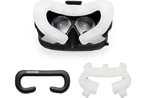VR Cover Disposable Hygiene Cover Starter Kit for HTC Vive (White - Set 50 pcs. Updated Version)