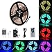 LED Streifen , Guaiboshi 32.8ft (10m) RGB 5050 600leds Lichterkette Leiste Stripe Streifen Bänder Beleuchtung Lichtschlauch Farbwechsel mit 44 Tasten IR-Fernsteuerpult und 6A 24V Spg.Versorgungsteil für Hauptinnen dekoration [Energieklasse A+]