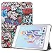 Produktbild JDDRCASE Handy Zubehör Hüllen, Eule Schmetterling Blume Löwenzahn Eiffelturm Design Smart Tablet Case Trifold Ständer mit Auto Sleep/Wake für iPad Mini 5 (2019) / iPad Mini 4 (2015) (Pattern : 2)