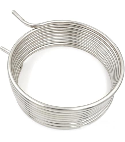 Scambiatore Di Calore A Doppia Serpentina Per Birra, 14 Metri In Acciaio Inox 304, Per Raffreddare Il Mosto Rapidamente