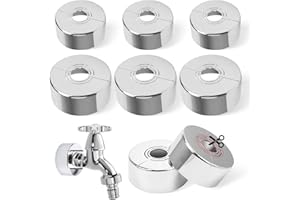 SYHDFXKNP Embellecedor Radiador 6 Piezas Embellecedor Grifo Ducha Embellecedor Grifos Desmontable Embellecedor Ducha Tamaño Ajustable Embellecedores Tubos Calefaccion Para Duchas TuberíAs Grifos y Radiadores