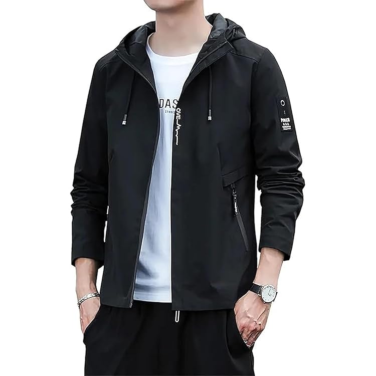CHEXPEL Men's Thick Winter Jackets with Hood Fleece Lining Cotton