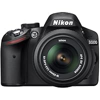 Nikon D3200 24.2 MP Digital SLR Camera (Black) with AF-S 18-55mm VR II Kit Lens, 8GB Memory Card, DSLR Camera Bag