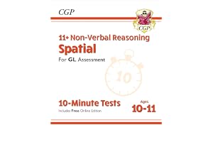 New 11+ Gl 10Minute Tests Nonverbal Reasoning Spatial Ages 1011 With Online Edition