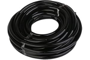 Inzopo 8mm/11mm Micro Irrigation Tubing Pipe Hose 10M Black