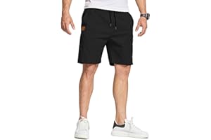 JustSun Pantaloncini Uomo Estivi Shorts Uomo con Tasche Cotone Leggero