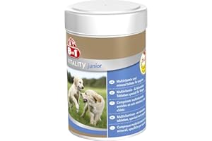 8in1 Tabletki multiwitamina Puppy – do suplementu diety dla szczeniaków, 1 puszka (100 tabletek)