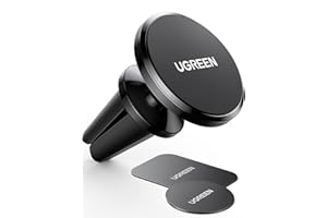 ‎UGREEN UGREEN Uchwyt Samochodowy na Telefon Uchwyt Magnetyczny z 2 Metalowymi Płytkami Kompatybilny z iPhone 15 Pro Max Plus 14 13 Galaxy F34 S23 Ultra Huawei Mate 60 Pro Redmi K60 Ultra itp.