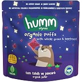 humm organic Organik Pancarlı ve Tam Tahıllı Puflar, 1 Paket