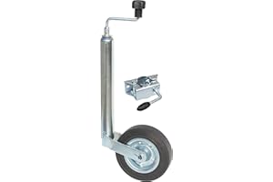 meinAnhängerersatzteil mAe 150kg / 90kg Anhängerstützrad Stützrad Bugrad für Pkw Anhänger + Halter