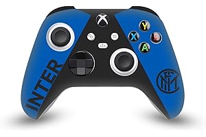 Head Case Designs Licenza Ufficiale Inter Milan Blu E Nero Logo Pieno Vinile Sticker Gaming Pelle Adesivo Compatibile con Xbox Series X/S Controller