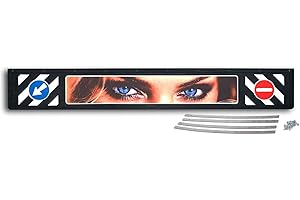 HANSEN STYLING PARTS Guardabarros universal para camiones "Blue Eyes" 2400 x 350 mm ~