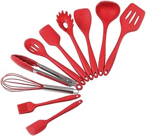 Kuchenhelfer Set Kuchenhelfer Set Silikon Silikon Kuchenutensilien Mit Pfannenwender Kochloffel Spatel Schopfloffel Schaumloffel Schneebesen Antihaft Hitzebestandiger Amazon De Kuche Haushalt Wohnen